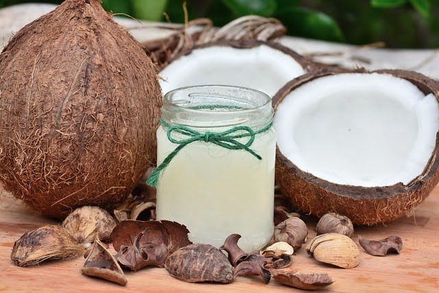 cbd coconut oil in an apothecary jar